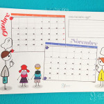 Calendario scolastico stampabile