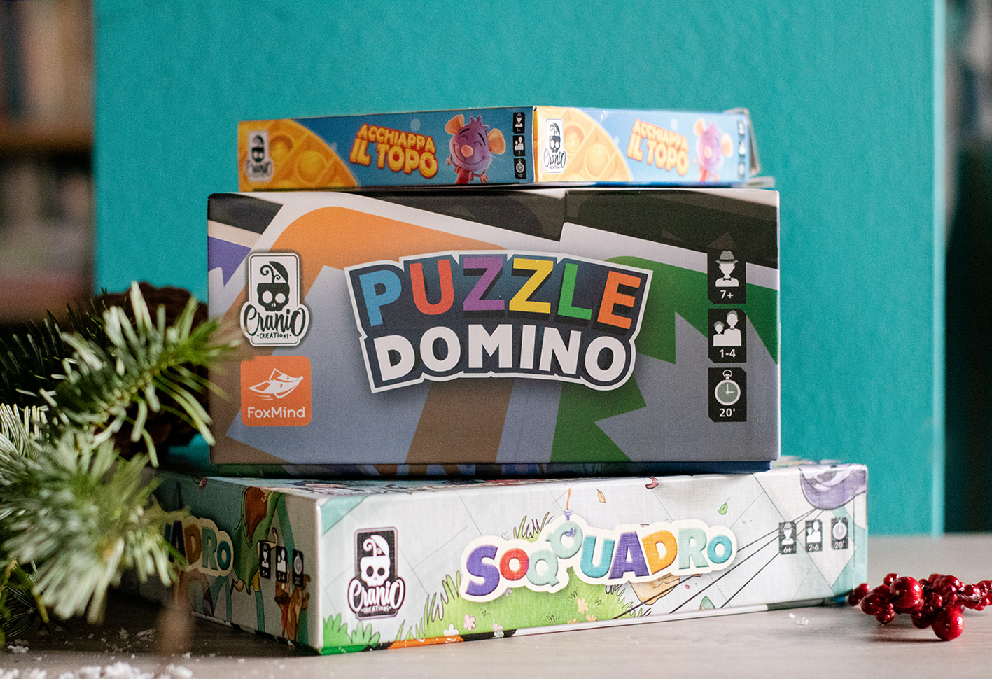 Giochi in scatola da regalare a Natale: Cranio Creations